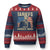 Tariffs Are My Favorite Word Ugly Christmas Sweater Trump 2025 Patriotic American Flag Vintage TS02 Navy Red Print Your Wear