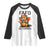 No Tariffs Canada Raglan Shirt Never 51st State Canadian Beaver TS02 White Black Print Your Wear