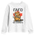 No Tariffs Canada Youth Sweatshirt Never 51st State Canadian Beaver TS02 White Print Your Wear