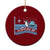 Funny Penguin Resist Ceramic Ornament Heard Island Flippers Up I Stand With Penguins TS02 1pc Red Print Your Wear