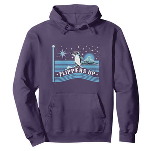 Funny Penguin Resist Hoodie Heard Island Flippers Up I Stand With Penguins TS02 Purple Print Your Wear