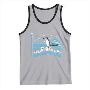 Funny Penguin Resist Tank Top Heard Island Flippers Up I Stand With Penguins TS02 Athletic Heather Black Print Your Wear