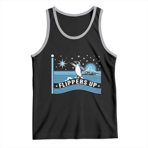 Funny Penguin Resist Tank Top Heard Island Flippers Up I Stand With Penguins TS02 Black Athletic Heather Print Your Wear