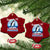 Funny Penguin Resist Ceramic Ornament Flippers Up I Stand With The Penguins TS02 Print Your Wear