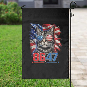 Cool 8647 Patriotic Cat Garden Flag American Flag Sunglasses Tabby Cat Political Satire TS02 Print Your Wear