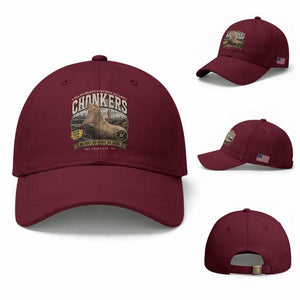 Viral Chonkers San Francisco Sea Lion Baseball Cap Retro Pier 39 Fisherman's Wharf Souvenir TS02 Baseball Cap Universal Fit Maroon Print Your Wear