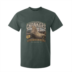 Viral Chonkers San Francisco Sea Lion T Shirt For Kid Retro Pier 39 Fisherman's Wharf Souvenir TS02 Dark Forest Green Print Your Wear
