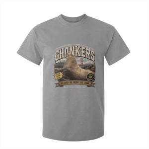 Viral Chonkers San Francisco Sea Lion T Shirt For Kid Retro Pier 39 Fisherman's Wharf Souvenir TS02 Sport Gray Print Your Wear