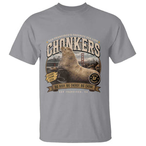 Viral Chonkers San Francisco Sea Lion T Shirt Retro Pier 39 Fisherman's Wharf Souvenir TS02 Sport Gray Print Your Wear