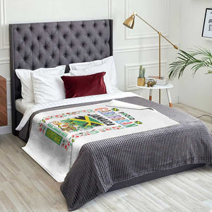 Proud Caribbean Jamaica Heritage Throw Blanket Jamaican Roots and Island Culture TS02 Print Your Wear