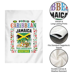 Proud Caribbean Jamaica Heritage Garden Flag Jamaican Roots and Island Culture TS02 Print Your Wear