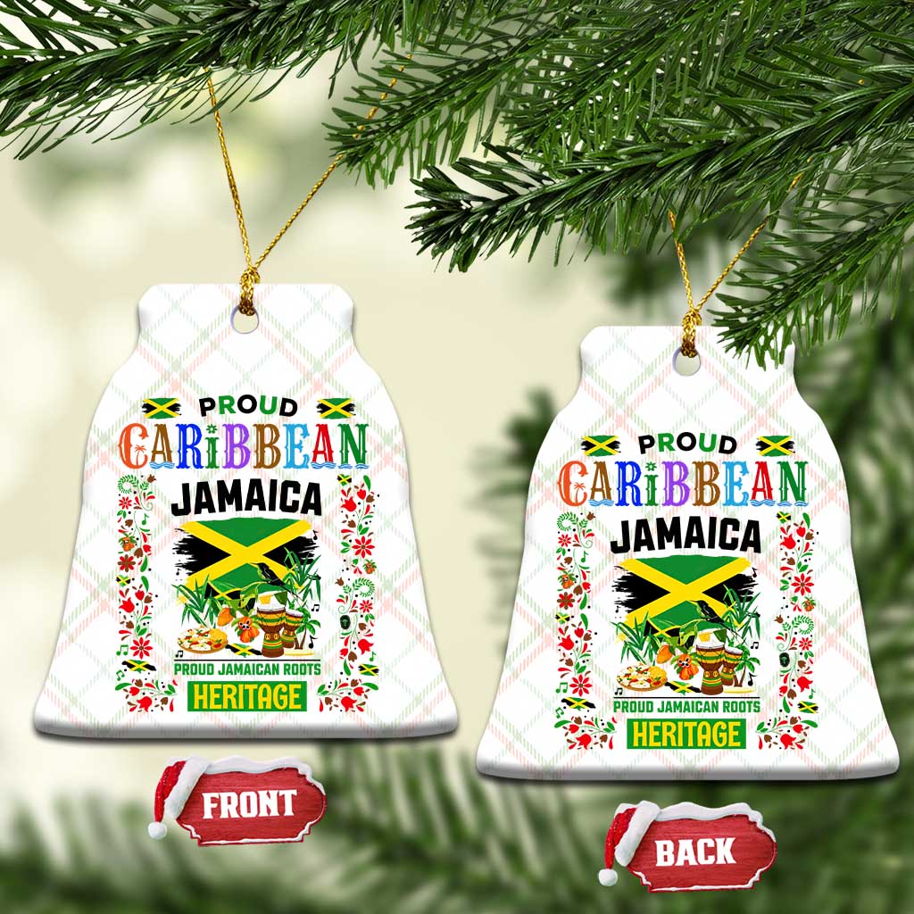 Proud Caribbean Jamaica Heritage Ceramic Ornament Jamaican Roots and Island Culture TS02 Print Your Wear
