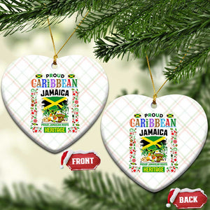 Proud Caribbean Jamaica Heritage Ceramic Ornament Jamaican Roots and Island Culture TS02 Print Your Wear