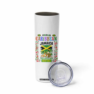Proud Caribbean Jamaica Heritage Skinny Tumbler Jamaican Roots and Island Culture TS02 Print Your Wear