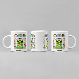 Proud Caribbean Jamaica Heritage Coffee Mug Jamaican Roots and Island Culture TS02 Print Your Wear
