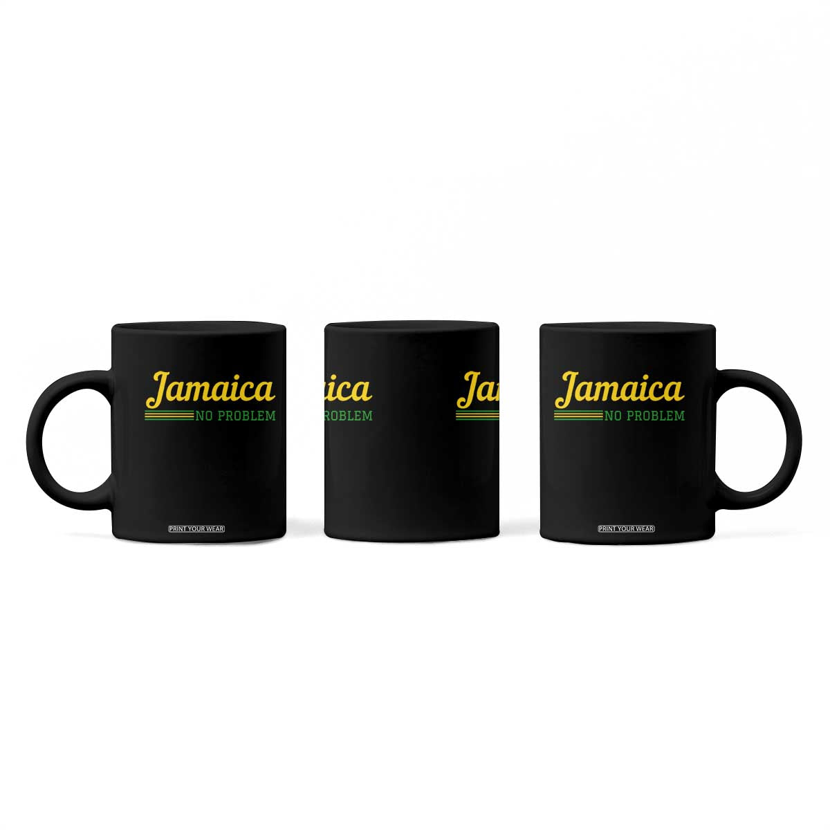 Jamaica No Problem Coffee Mug Classic Island Motto and Caribbean Vacation TS02 Print Your Wear