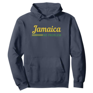 Jamaica No Problem Hoodie Classic Island Motto and Caribbean Vacation TS02 Navy Print Your Wear