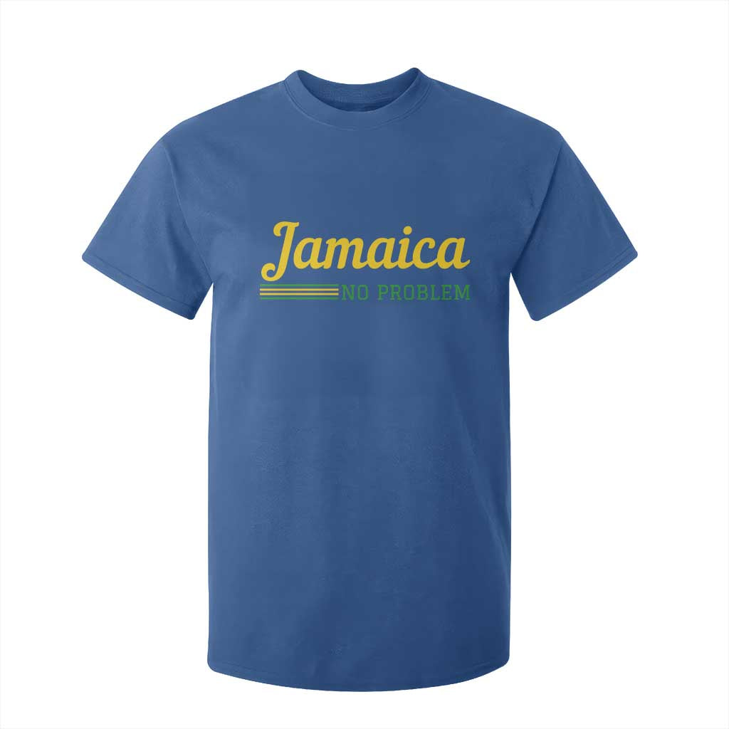 Jamaica No Problem T Shirt For Kid Classic Island Motto and Caribbean Vacation TS02 Royal Blue Print Your Wear