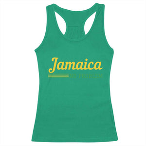 Jamaica No Problem Racerback Tank Top Classic Island Motto and Caribbean Vacation TS02 Irish Green Print Your Wear