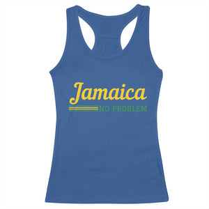 Jamaica No Problem Racerback Tank Top Classic Island Motto and Caribbean Vacation TS02 Royal Blue Print Your Wear
