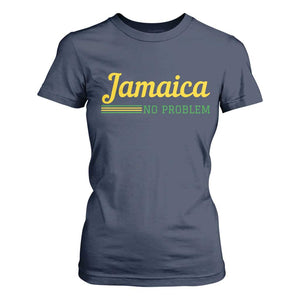 Jamaica No Problem T Shirt For Women Classic Island Motto and Caribbean Vacation TS02 Navy Print Your Wear