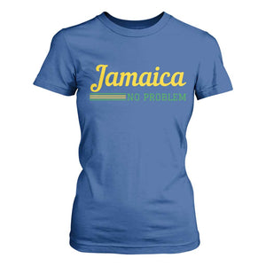 Jamaica No Problem T Shirt For Women Classic Island Motto and Caribbean Vacation TS02 Royal Blue Print Your Wear
