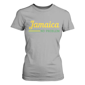 Jamaica No Problem T Shirt For Women Classic Island Motto and Caribbean Vacation TS02 Sport Gray Print Your Wear