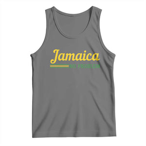 Jamaica No Problem Tank Top Classic Island Motto and Caribbean Vacation TS02 Black Heather Print Your Wear