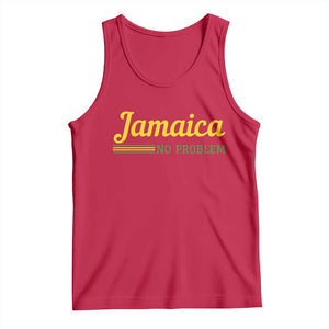Jamaica No Problem Tank Top Classic Island Motto and Caribbean Vacation TS02 Red Print Your Wear