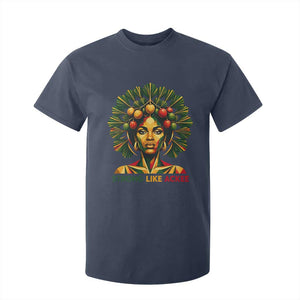 Strong Like Ackee Empowered Woman T Shirt For Kid Jamaican National Fruit Heritage Pride TS02 Navy Print Your Wear