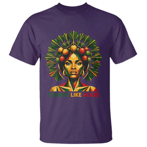 Strong Like Ackee Empowered Woman T Shirt Jamaican National Fruit Heritage Pride TS02 Purple Print Your Wear