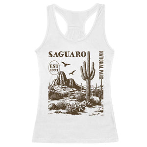 Vintage Saguaro National Park Est 1994 Graphic Racerback Tank Top Retro Arizona Desert Mountain Hiking Souvenir
