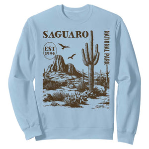 Vintage Saguaro National Park Est 1994 Graphic Sweatshirt Retro Arizona Desert Mountain Hiking Souvenir