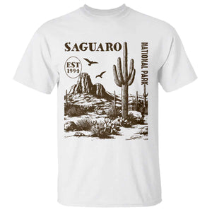 Vintage Saguaro National Park Est 1994 Graphic T Shirt Retro Arizona Desert Mountain Hiking Souvenir