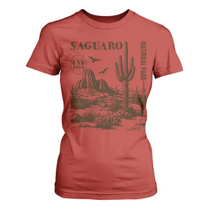 Vintage Saguaro National Park Est 1994 Graphic T Shirt For Women Retro Arizona Desert Mountain Hiking Souvenir