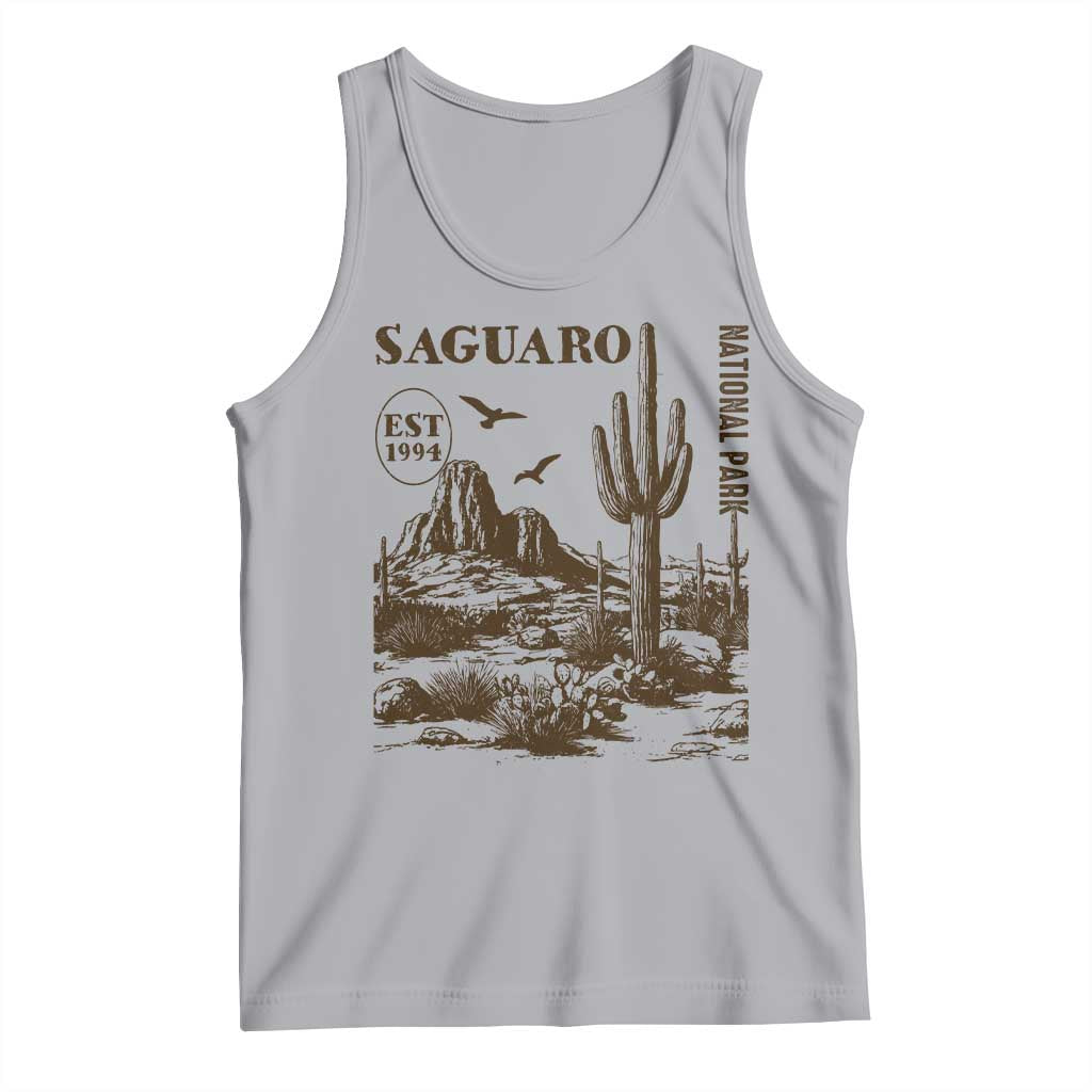 Vintage Saguaro National Park Est 1994 Graphic Tank Top Retro Arizona Desert Mountain Hiking Souvenir