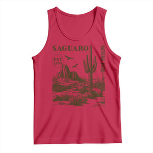 Vintage Saguaro National Park Est 1994 Graphic Tank Top Retro Arizona Desert Mountain Hiking Souvenir