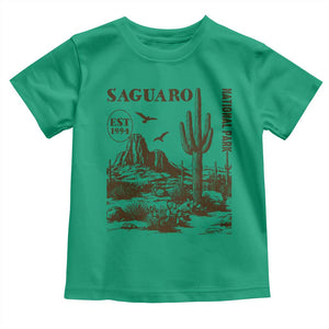 Vintage Saguaro National Park Est 1994 Graphic Toddler T Shirt Retro Arizona Desert Mountain Hiking Souvenir