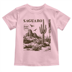 Vintage Saguaro National Park Est 1994 Graphic Toddler T Shirt Retro Arizona Desert Mountain Hiking Souvenir