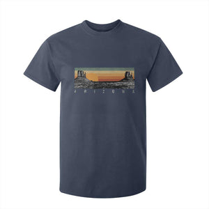 Retro Arizona Sunset Monument Valley Graphic T Shirt For Kid Panoramic Desert Red Rocks Landscape Souvenir