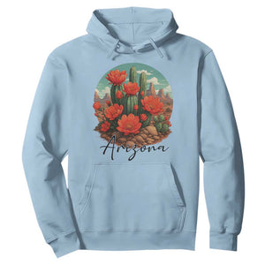 Beautiful Blooming Cactus Flower Arizona Graphic Hoodie Vintage Desert Botanical Floral Nature Souvenir