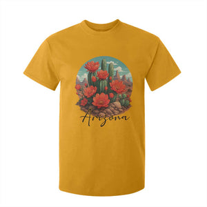 Beautiful Blooming Cactus Flower Arizona Graphic T Shirt For Kid Vintage Desert Botanical Floral Nature Souvenir