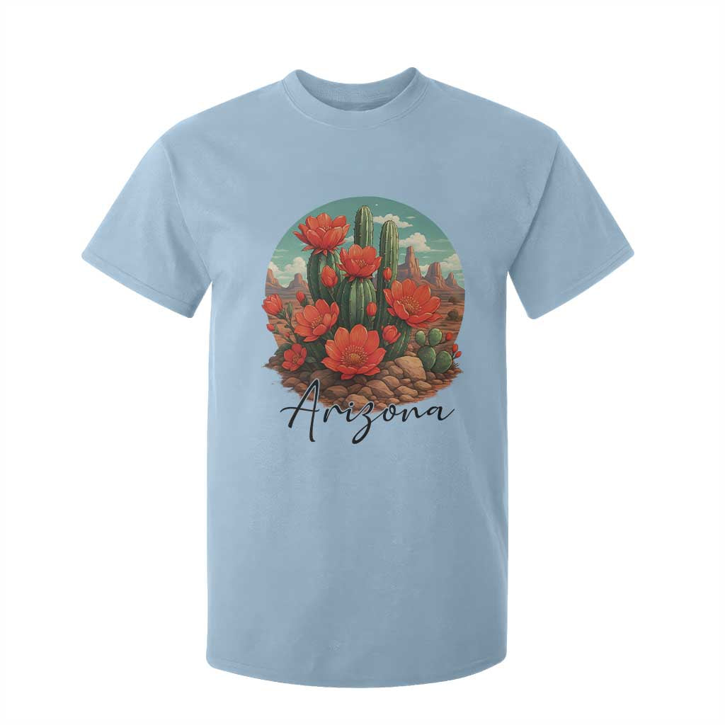 Beautiful Blooming Cactus Flower Arizona Graphic T Shirt For Kid Vintage Desert Botanical Floral Nature Souvenir