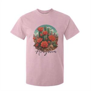 Beautiful Blooming Cactus Flower Arizona Graphic T Shirt For Kid Vintage Desert Botanical Floral Nature Souvenir