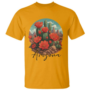 Beautiful Blooming Cactus Flower Arizona Graphic T Shirt Vintage Desert Botanical Floral Nature Souvenir