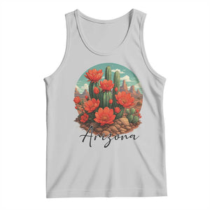 Beautiful Blooming Cactus Flower Arizona Graphic Tank Top Vintage Desert Botanical Floral Nature Souvenir