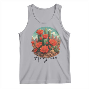 Beautiful Blooming Cactus Flower Arizona Graphic Tank Top Vintage Desert Botanical Floral Nature Souvenir
