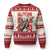 Anime Manga Cyberpunk Ugly Christmas Sweater Techwear Harajuku Style Bunny Girl TS02 Red Print Your Wear