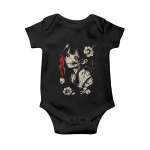Horror Anime Manga Baby Onesie Japanese Creepy Kawaii Goth Otaku TS02 Black Print Your Wear