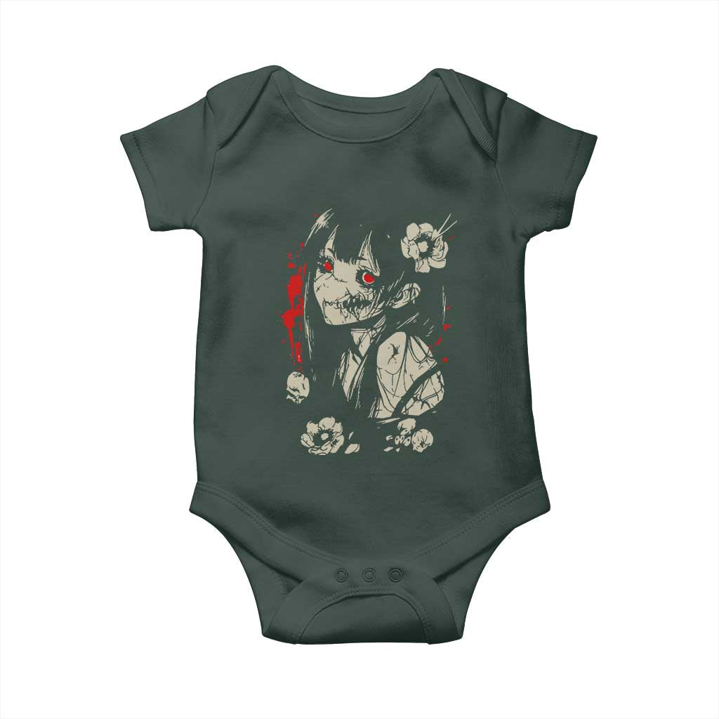 Horror Anime Manga Baby Onesie Japanese Creepy Kawaii Goth Otaku TS02 Print Your Wear